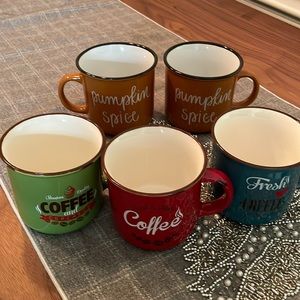 5 Coffee Mugs